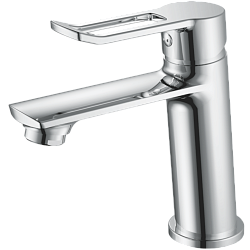 Смеситель для раковины, латунь, хром HB10556