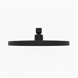 Душевая насадка верхняя круглая, матовая черная, Optima Home, IDDIS, OPH25BPi64