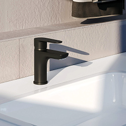 Aringa Рейн смеситель для умывальника, черный