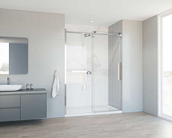 Душевая дверь Como Soft VDS-1CS150CL, 1500, хром, стекло прозрачное, , шт