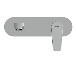 Смеситель для раковины MODUO встраиваемый однорычажный