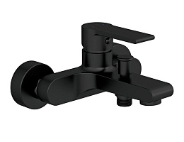 Смеситель для ванны BRASKO BLACK однорычажный, черный