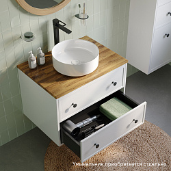 Тумба подвесная, со столешницей, 70 см, белый матовый, Torr, IDDIS, TOR70WBi95K