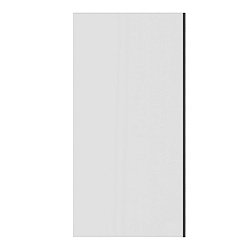 Corpa Nera Bertoni/Бертони Шторка на ванну 70х140, прозрачное стекло,профиль- черный матовый