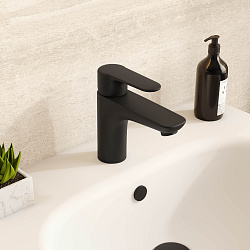 Root Round Смеситель Root Round для раковины, матовый черный