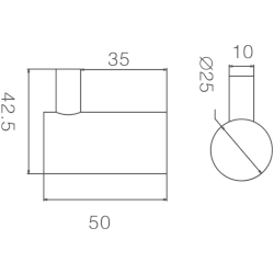 Крючок, черный HB8405-7