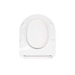 Сиденье для унитаза, дюропласт, Soft Close, Easy Fix, IDDIS, 097DPSEi31