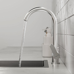 Смеситель для кухни Pragma Melpul, матовый хром, MEL7.M1JU.025