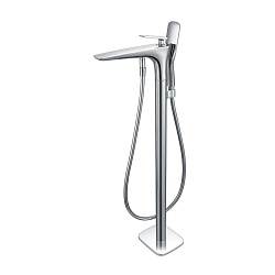 Смеситель для ванны напольный VTF-102CH однорычажный, хром, , шт