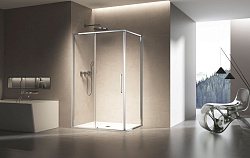 Душевой уголок Slim 8mm VSR-6SL8014CL, 1400*800, хром, стекло прозрачное, , шт