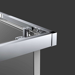 Душевой уголок Alpha VSS-3AL100CL, 1000*1000, хром, стекло прозрачное, , шт