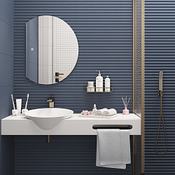 Зеркало /LED-подсветка/(60*80см)/ MOON./AQUA DE MARCO