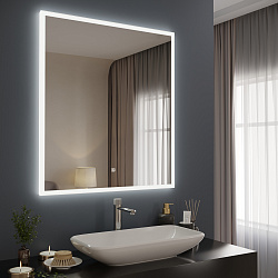 Зеркало/LED-подсветка(80см*90см)/сенсор. выключатель Siena/AQUA DE MARCO