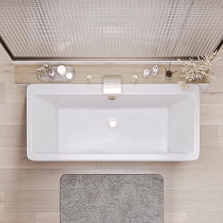 Calipso ванна /Nova Gel /белая(168см*78см*53см) Ванны/AQUA DE MARCO