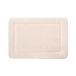 Коврик для ванной комнаты, 65х45, микрофибра, светло-бежевый, IDDIS,