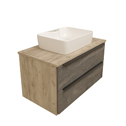 Corpa Nera Grossi/Гросси 48 раковина накладная с полочкой под смеситель, белый