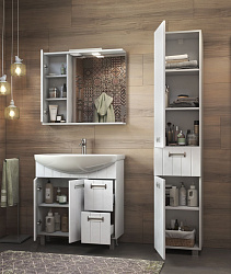 Зеркало Diana 800 лев. со спотом