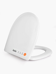 Сиденье для унитаза, soft close, дюропласт, IDDIS, ID 126 Dp Sc