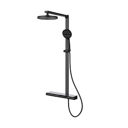 Душевая стойка Aspire VSFS-4AS1MB с изливом, черный матовый, , шт