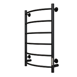 Aringa Берген полотенцесушитель лесенка электрический 80*50, черный