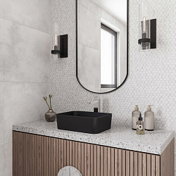 Corpa Nera Grossi/Гросси 40 раковина накладная, черный матовый