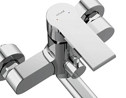 Смеситель для ванны BRASKO с длинным изливом однорычажный