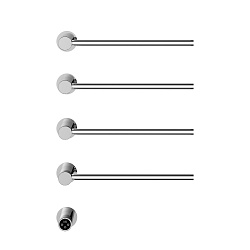 Полотенцесушитель электрический Vincea VTD-2H1CH, хром, таймер, , шт