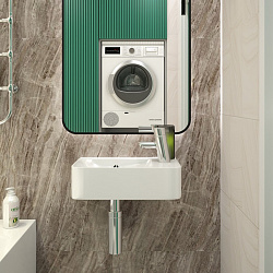 Corpa Nera Longo/Лонго 45 раковина подвесная правая, белый