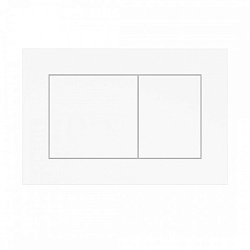 Corpa Nera Caruso/Карузо клавиша смыва, двойной смыв, белый матовый