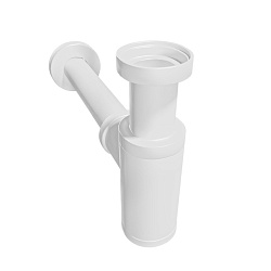 Corpa Nera сифон для раковины, белый матовый