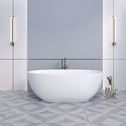 Caprice ванна /Solid Perfection /белая/ (160*80*60см)Ванны/AQUA DE MARCO