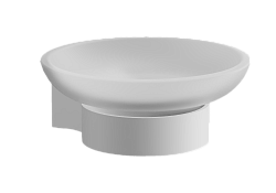 Мыльница, белый B91502