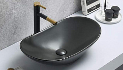 Раковина Velvex черная  7811AMB