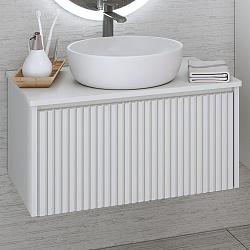 Тумба подвесная Monaco/70см/1 ящ/белый софт /AQUA DE MARCO