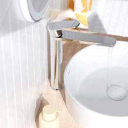 Смеситель для накладной раковины Pragma Olako, хром, OLK3.CFWT.017