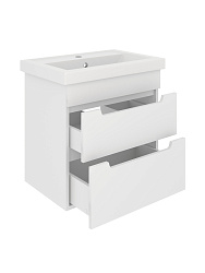 Тумба подвесная CITY 60 /2 ящ/раковина Фостер (60см)/AQUA DE MARCO