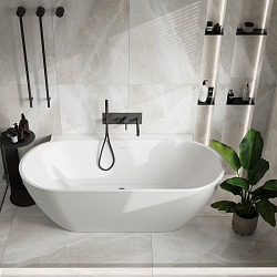 Corpa Nera Paganini/Паганини ванна акриловая отдельностоящая 170х73х73, белый глянцевый