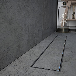 Corpa Nera Salieri/Сальери душевой трап 50 см под плитку с гидрозатвором