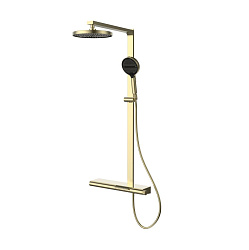 Душевая стойка Aspire VSFS-4AS1BG с изливом, брашированное золото, , шт