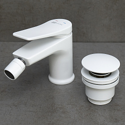 Бронкс Смеситель для биде, белый