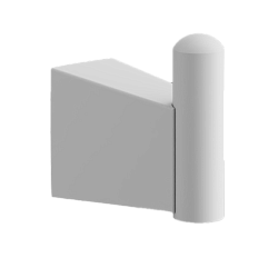 Крючок, белый B91505-1