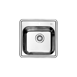 Мойка с сифоном арт. S11UPS0i84, нерж. сталь, шелк, 485*485, Strit S, IDDIS, STR48S0i77S