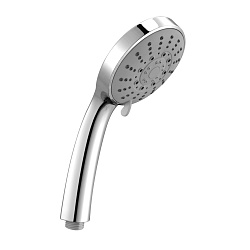 Лейка для душа, 5 режимов, Ø10х24см, пластик/хром, блистер