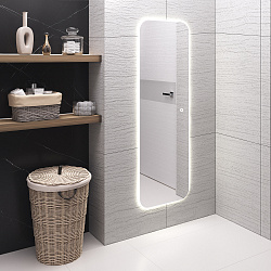 Зеркало/LED-подсветка (50см*150см)/сенсор.выключатель Milan/AQUA DE MARCO