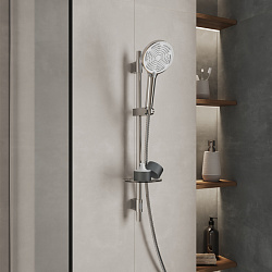 Душевой гарнитур со штангой, Ideal Spa, Milardo, ILS3C70M16