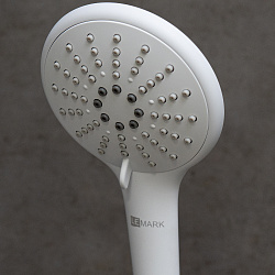 ВЫВОД BRONX Встраиваемый смеситель на борт ванны на 3 отверстия, латунь/белый матовый, LM3745MW