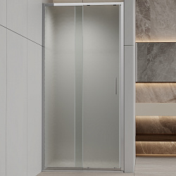 Душевая дверь Rapid-N VDS-3RN11/12MT, хром, стекло текстурное, , шт