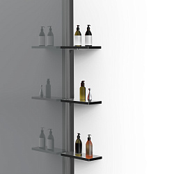 Душевая перегородка Walk-In VSW-1HWS110CGGM, 1100*2000, вороненая сталь, стекло тонированное, , шт