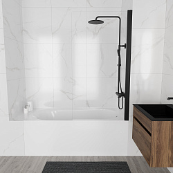 Ванна акриловая Vincea VBT-2B150-FR с каркасом 1500*700*480, пристенная, цвет белый, , шт