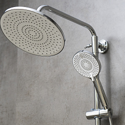 ORTUS Душевая система с верхним душем Ø25 см, латунь/хром, LM11362C